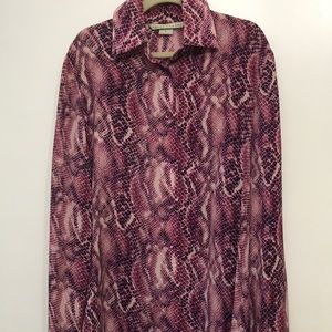 PETER NYGARD, 100% silk, size small